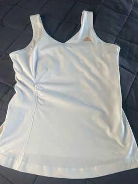 Adidas Women's White Athletic Tank Top